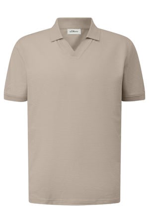 regular fit polo - beige