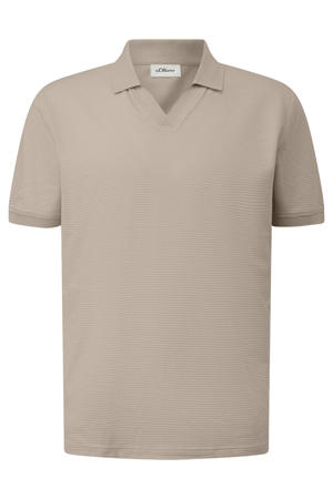 regular fit polo - beige