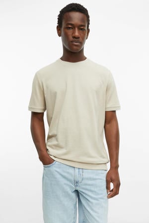 regular fit T-shirt - beige