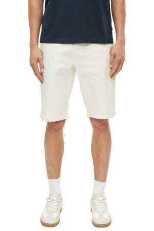 regular fit denim short - wit