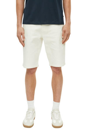 regular fit denim short - wit