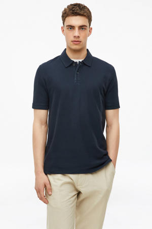 regular fit polo - blauwzwart