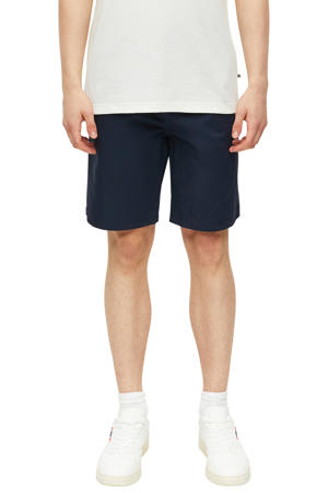 straight leg bermuda korte broek - blauwzwart