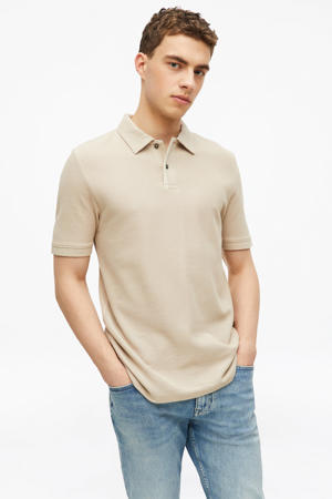 regular fit polo - beige