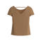 s.Oliver BLACK LABEL regular fit top met glitters - beige