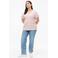 s.Oliver Curve relaxed fit gestreept T-shirt Plus Size - roze