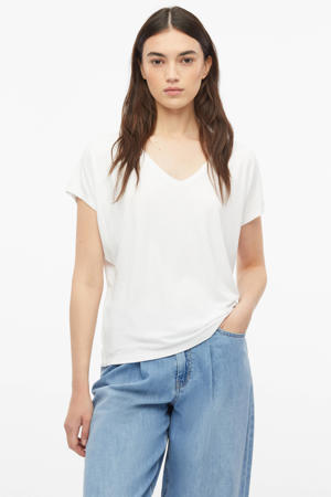 relaxed fit top - wit