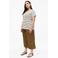 s.Oliver Curve relaxed fit gestreept T-shirt Plus Size - bruin