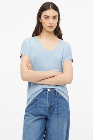 relaxed fit top - lichtblauw
