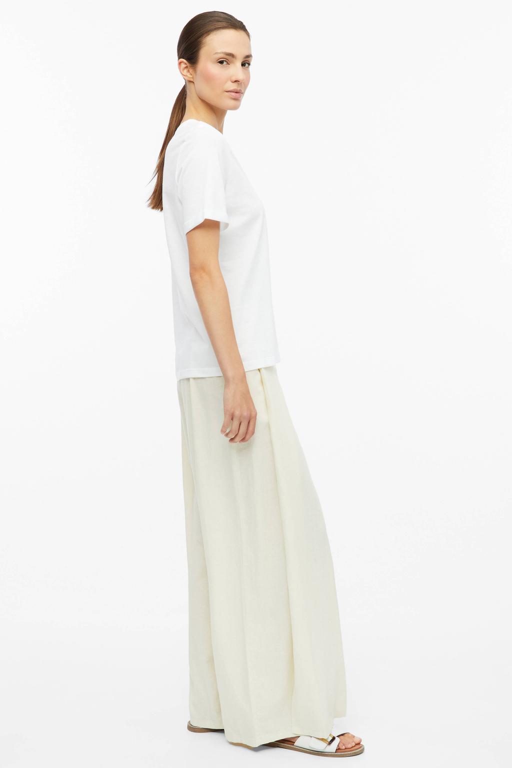 s.Oliver relaxed fit T-shirt met print - wit