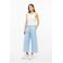s.Oliver high waist cropped wide leg jeans - lichtblauw