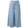 s.Oliver high waist cropped wide leg jeans - lichtblauw