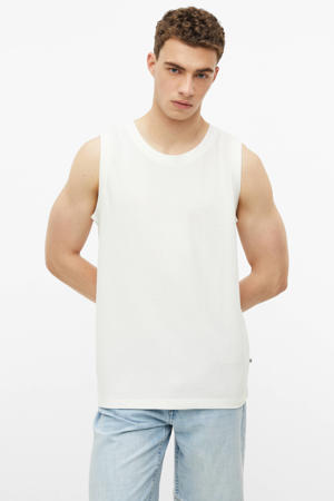 regular fit tanktop - wit