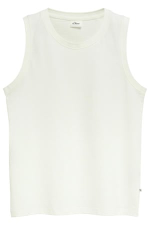 regular fit tanktop - wit