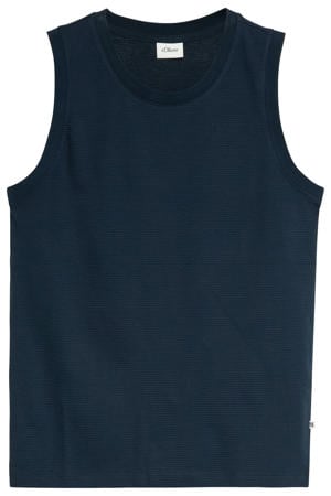 regular fit tanktop - donkerblauw