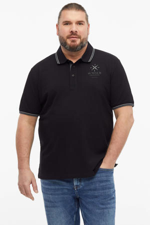 regular fit polo - zwart