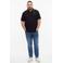 s.Oliver Big Size regular fit polo - zwart