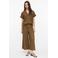 s.Oliver wide leg broek - bruin