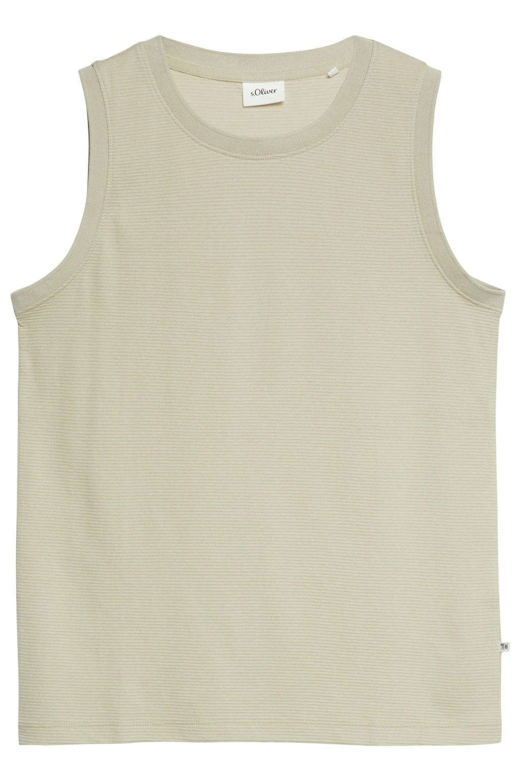 s.Oliver regular fit tanktop - beige