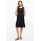 s.Oliver modal relaxed fit mini jurk - zwart