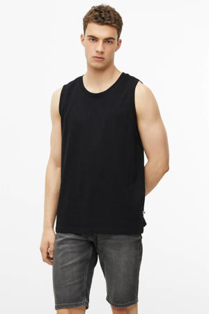 regular fit tanktop - zwart