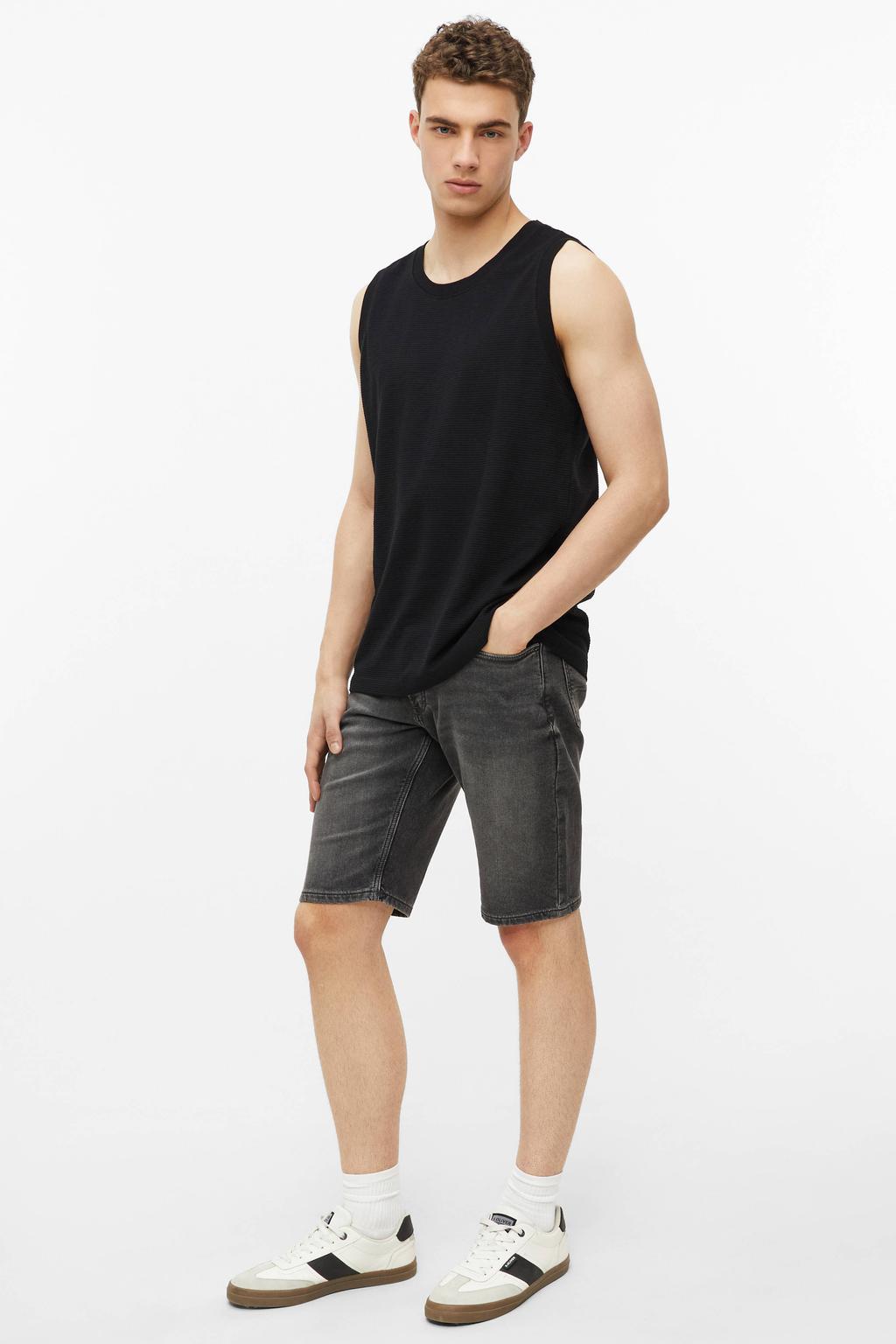 s.Oliver regular fit tanktop - zwart