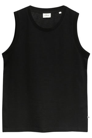 regular fit tanktop - zwart