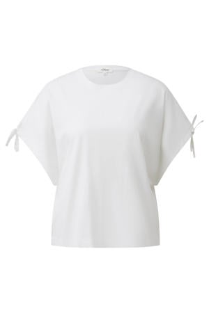 relaxed fit top met vleermuismouwen - wit