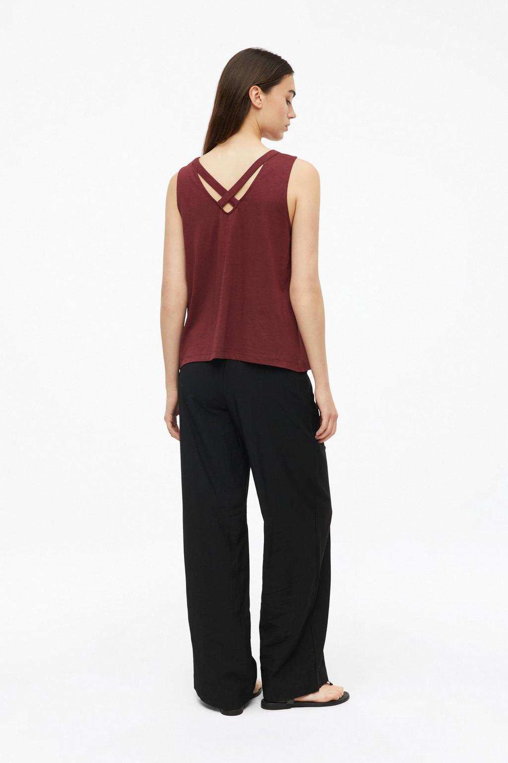 s.Oliver relaxed fit top - donkerrood