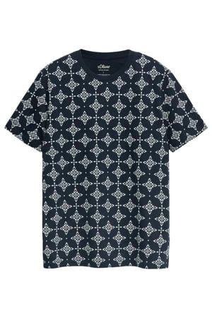 regular fit T-shirt - blauw