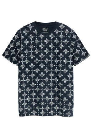 regular fit T-shirt - blauw