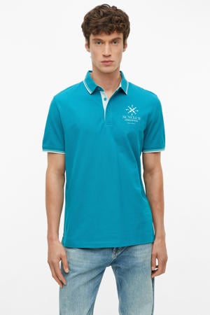 regular fit polo - petrol