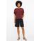 s.Oliver relaxed fit top - donkerrood
