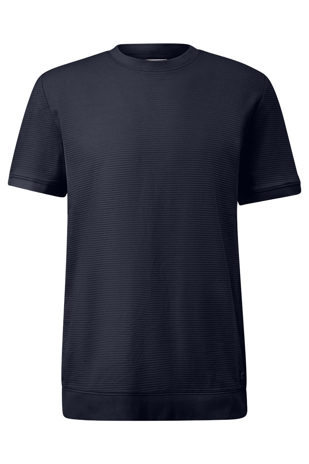 s.Oliver Big Size regular fit T-shirt - blauwzwart