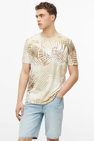 regular fit T-shirt - beige