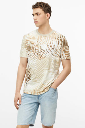 regular fit T-shirt - beige