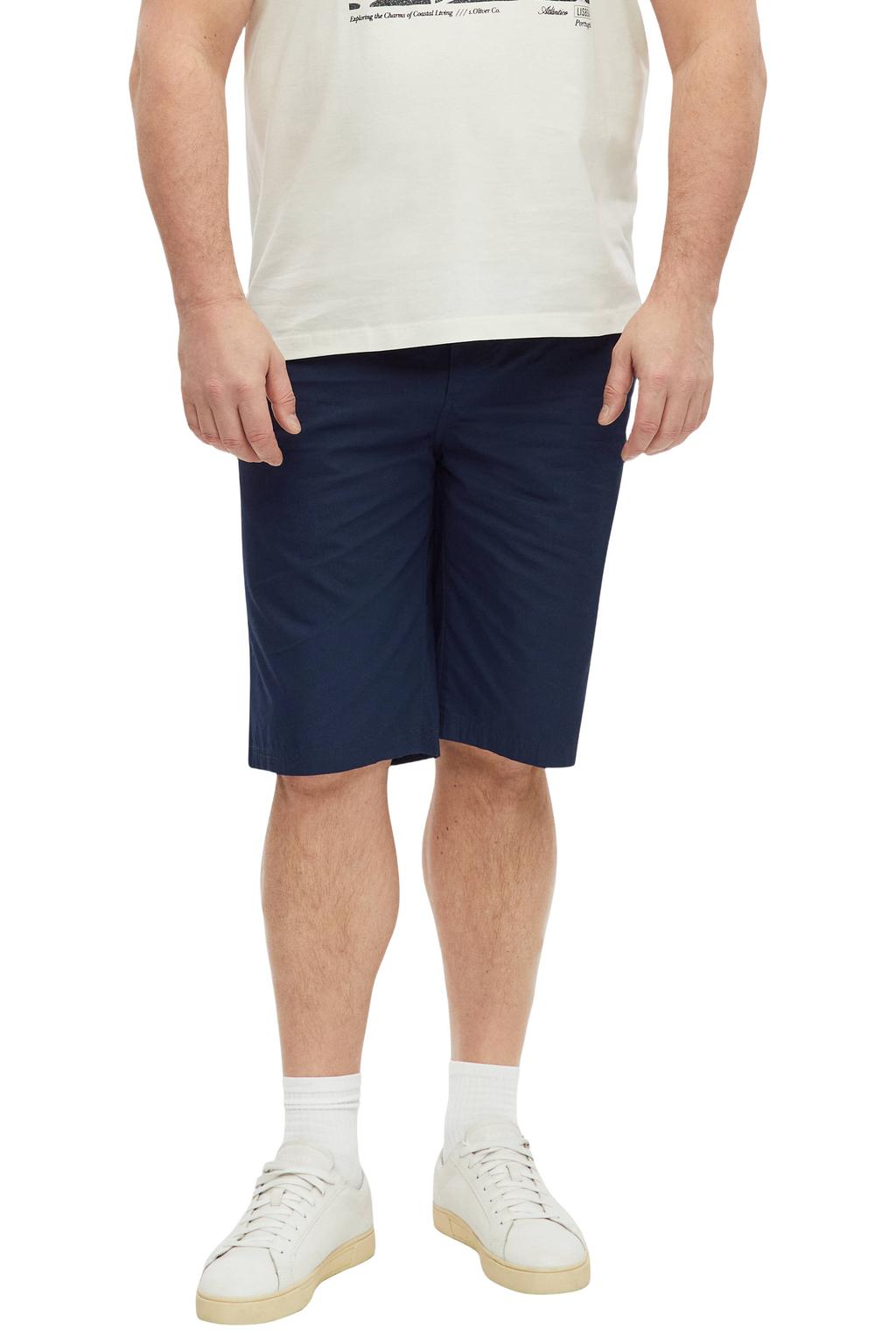 s.Oliver Big Size straight leg bermuda short - marine