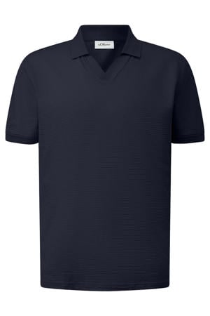 regular fit polo - blauwzwart