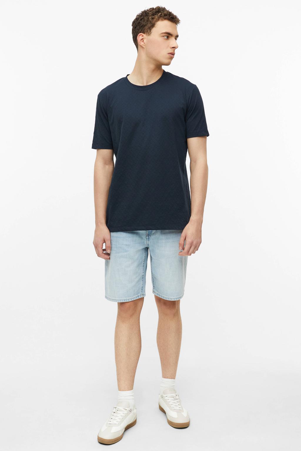 s.Oliver regular fit T-shirt - donkerblauw