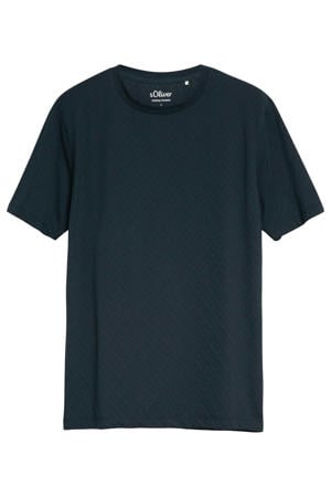 regular fit T-shirt - donkerblauw
