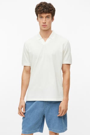 regular fit polo - wit