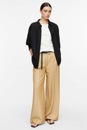 slim fit top - wit