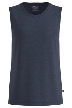 regular fit tanktop - donkerblauw