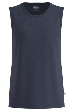 regular fit tanktop - donkerblauw