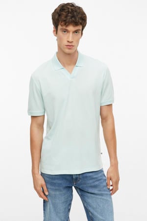 regular fit polo - lichtblauw