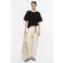 comma relaxed fit top - zwart