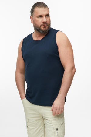regular fit tanktop - donkerblauw