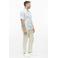 s.Oliver BLACK LABEL regular fit overhemd met kentkraag en print - wit