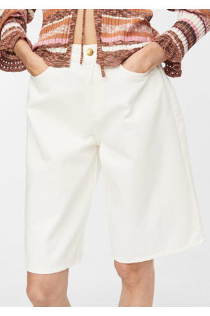 straight leg bermudashort - wit