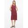 s.Oliver viscose midi jurk met print - rood
